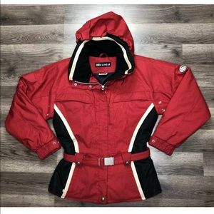 Vintage Nils Sportswear red ski jacket 6